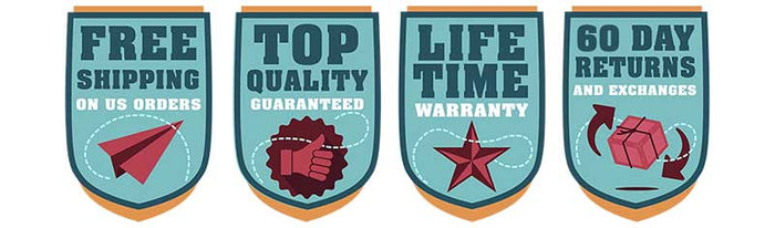 Free Shipping on US Orders | Lifetime Warranty | 60-Day Returns and Exchanges