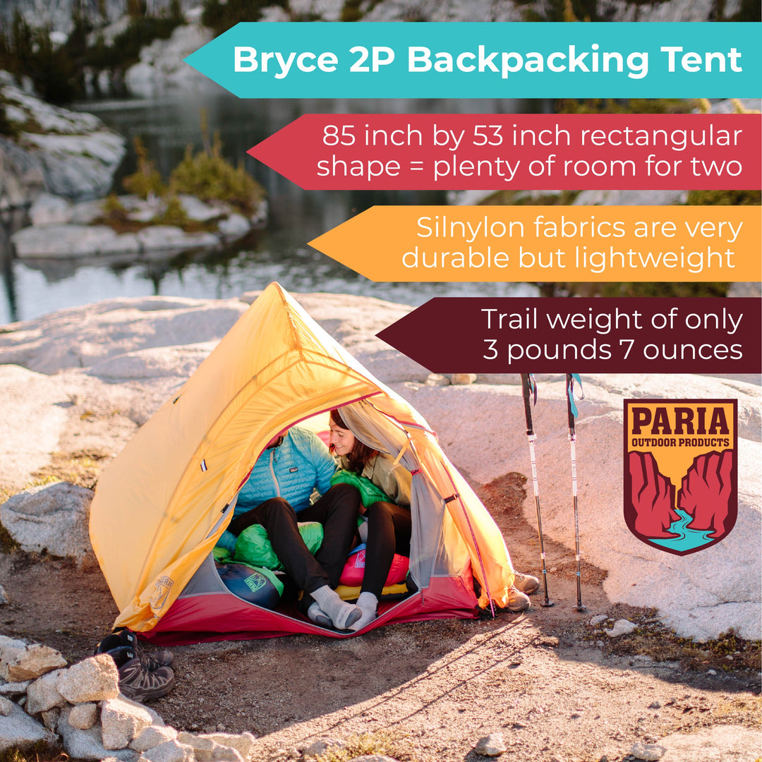 Affordable Backpacking Tent Bryce 1P and 2P Tents – Paria