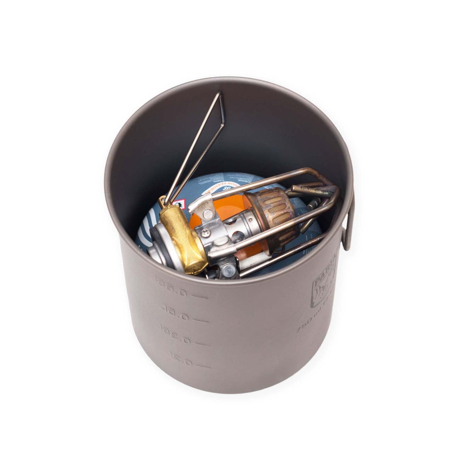 Backpacking pot top
