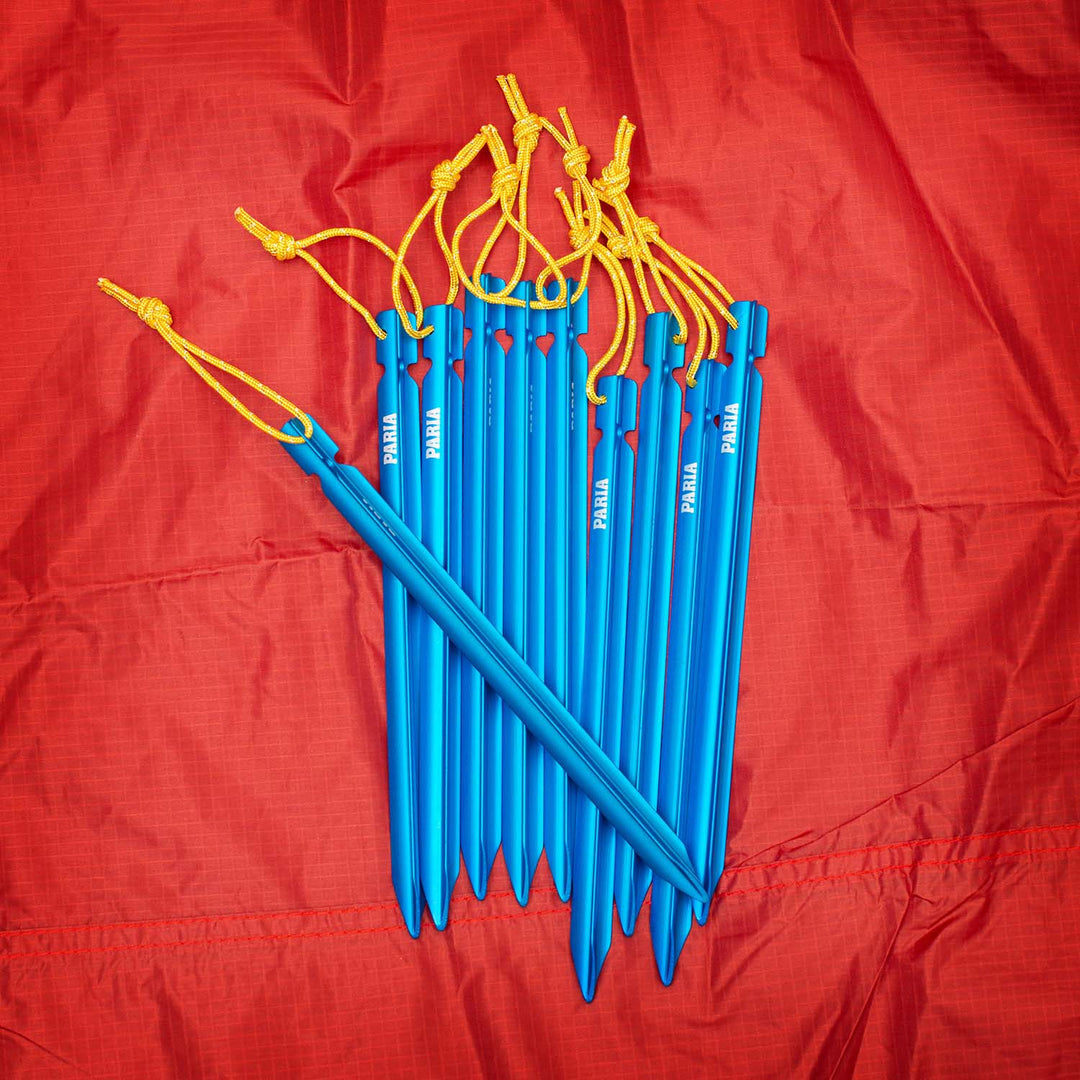 Ultralight Spiral Y-Stakes - Paria Outdoor Products Ultralight Spiral Y-Stakes - Paria Outdoor Products